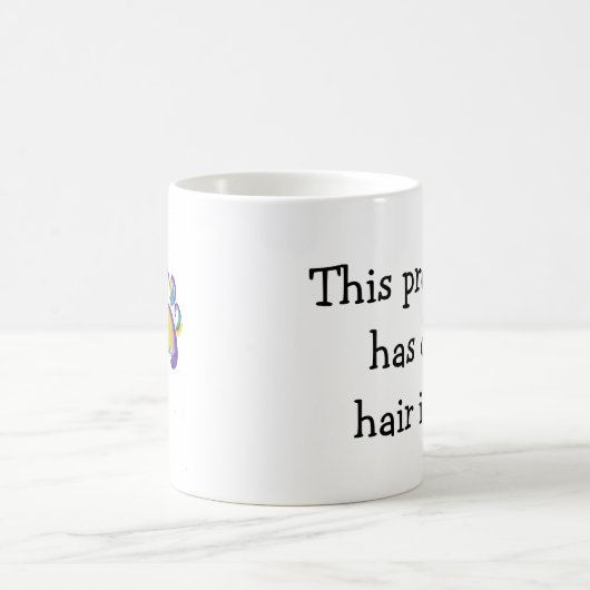 これは犬の髪が入っているだろう – コーヒーマグ コーヒーマグカップ (中央)