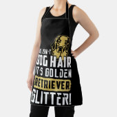 これは犬の髪ではないゴールデンレトリバーグリッター エプロン (インサイチュ)
