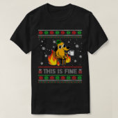 これは犬素晴らしミームの醜いおもしろいクリスマスセーター Tシャツ (デザイン正面)
