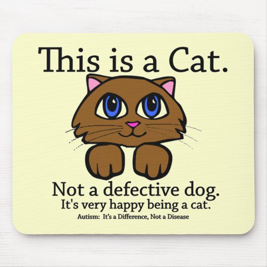 これは猫のマウスパッドです マウスパッド (正面)