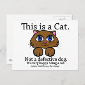 これは猫はがき ポストカード (正面/裏面)