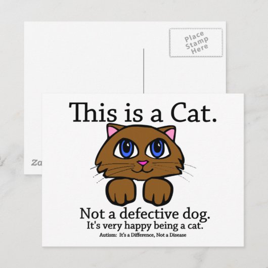 これは猫はがき ポストカード (正面/裏面)