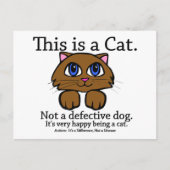 これは猫はがき ポストカード (正面)