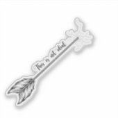 これは理想的なステッカーではない – B&W シール (正面)