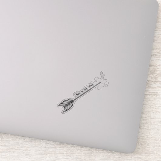 これは理想的なステッカーではない – B&W シール (詳細)