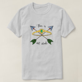 これは理想的なTシャツではない – グレー Tシャツ