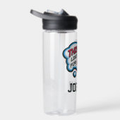 これは男の仕事に見えすごいる |名前の追加 ウォーターボトル (右面)