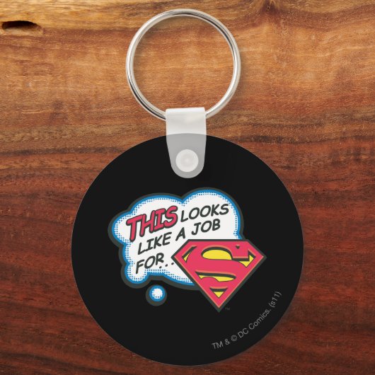 これは男の仕事に見すごいえる キーホルダー (正面)