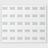 これは男女同権主義者が見えるものにです ラッピングペーパー (フラット)