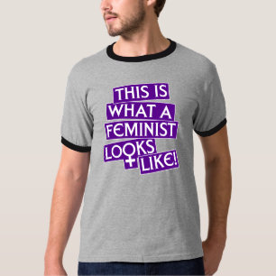 これは男女同権主義者が見えるものにです Tシャツ