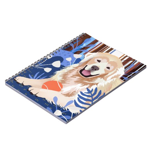 これは真のゴールデンレトリバーのノート ノートブック (左側)