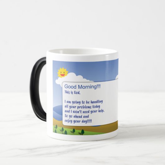 これは神のマグです モーフィングマグカップ (正面左)