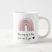 これは私からあなたへの二音コーヒーマグの抱擁である ジャンボコーヒーマグカップ (右)