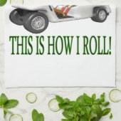 これは私がいかに転がるかです キッチンタオル (折り畳み)