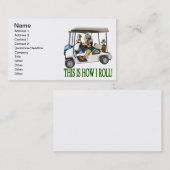 これは私がいかに転がるかです 名刺 (正面/裏面)