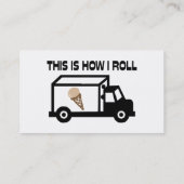 これは私がアイスクリームのトラックをいかに転がるかです 名刺 (裏面)