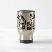 これは私がアメリカン・フットボールをいかに転がるかです トラベルマグ (中央)