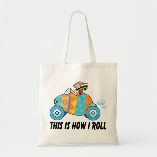 これは私がイースターのウサギをいかに転がるかです トートバッグ (正面)