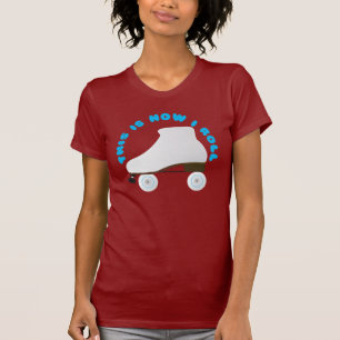 これは私がローラーのスケート選手をいかに転がるかです Tシャツ