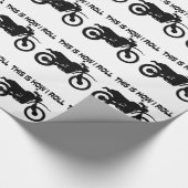 これは私が土のバイクをいかに転がるかです ラッピングペーパー (角)