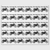 これは私が土のバイクをいかに転がるかです ラッピングペーパー (フラット)