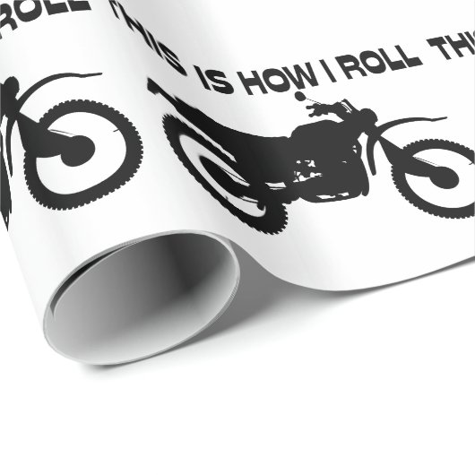 これは私が土のバイクをいかに転がるかです ラッピングペーパー (ロールコーナー)