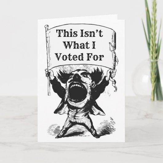 これは私が投票したことではない カード (正面)