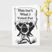 これは私が投票したことではない カード (黄色い花)