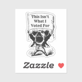 これは私が投票したことではない シール