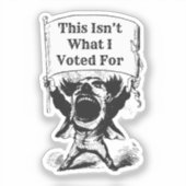 これは私が投票したことではない シール (正面)