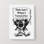 これは私が投票したことではない 缶バッジ (正面)