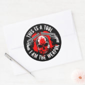 これは私が武器、ヴィンテージ銃の恋人であるツールである ラウンドシール (封筒)