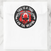 これは私が武器、ヴィンテージ銃の恋人であるツールである ラウンドシール (バッグ)