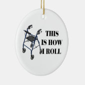 これは私が歩行者をいかに転がるかです セラミックオーナメント (右)