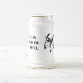 これは私が歩行者をいかに転がるかです ビールジョッキ (中央)