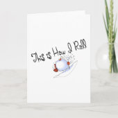 これは私が雪玉をいかに転がるかです シーズンカード (正面)