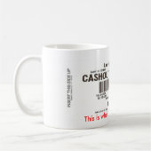 これは私がLas Vagasで勝ったものにです! コーヒーマグカップ (左)