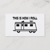 これは私がMotorhomeをいかに転がるかです 名刺 (裏面)