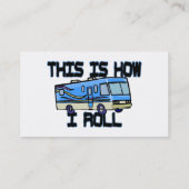 これは私がRVをいかに転がるかです 名刺 (裏面)