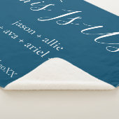 これは私たちです |ファミリ名パーソナライズされた シェルパブランケット (3/4)