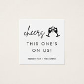 これは私たちのドリンク結婚バウチャーだ (正面)