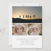 これは私だ |モダン高校卒業 |写真 案内状 (裏面)