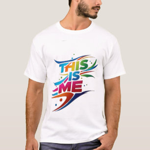 「これは私だ、Tシャツのデザインを強化する」 Tシャツ