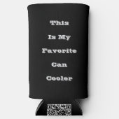 これは私のお気に入りのセルツァークーラーボックス スリム缶クーラー (正面)