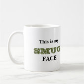 これは私のきざな顔のマグです コーヒーマグカップ (左)