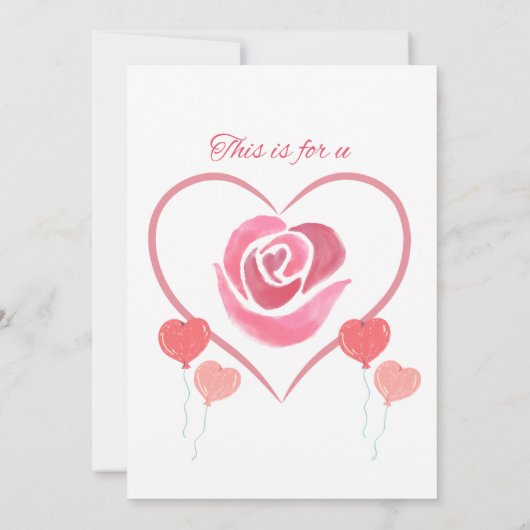 これは私のための美しい招待カード。 招待状 (裏面)