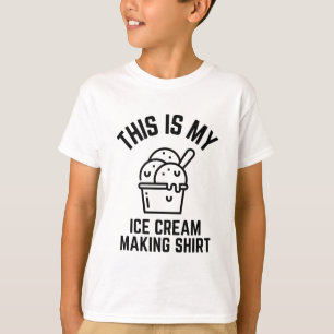 これは私のアイスクリーム作りのシャツです Tシャツ
