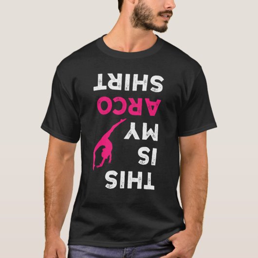 これは私のアクロシャツ 体操競技 体操 アクロバット Tシャツ (正面)
