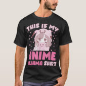 これは私のアニメpajamaかわいいかわいいアニメN Girl O Tシャツ (正面)