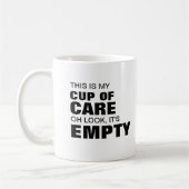 これは私のカップ気にの、ああ、見て空のマグカップ コーヒーマグカップ (左)